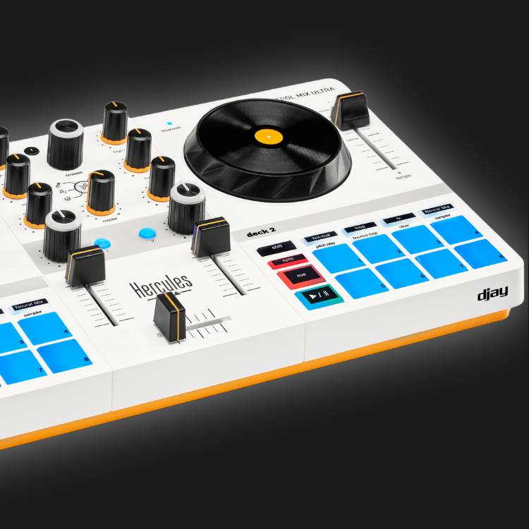 Portable DJ controllers